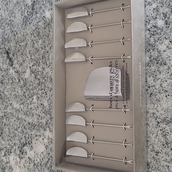 NEW - Pier 1 Appetizer "Hors d'oeuvre" Picks and Holder - Picture 9 of 11